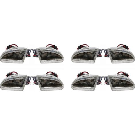 8x Nebelscheinwerfer mit Blinker vorne für Mercedes-Benz C-Klasse W202 (1994–2004), transparent (1/5)