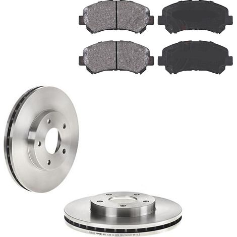KIT FRENI ANTERIORI compatibile con NISSAN X-TRAIL T31) - DISCHI + PASTIGLIE OEM: P 79 028 / 17438 /SOSTITUZIONE DIRETTA/BASSA POLVERE/SILENZIOSO (1/5)