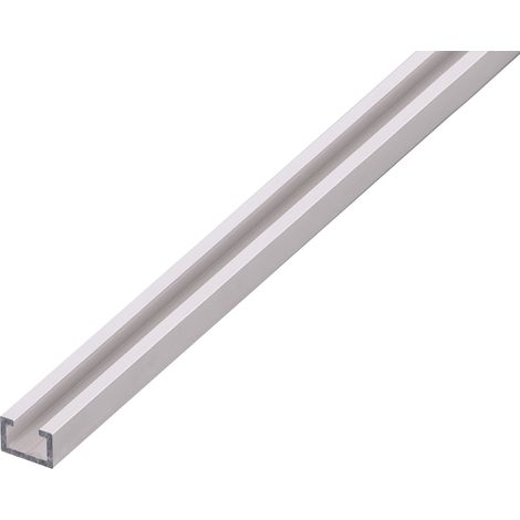 Alberts 492632 Profilo di scanalatura, Alluminio, anodizzato Argento