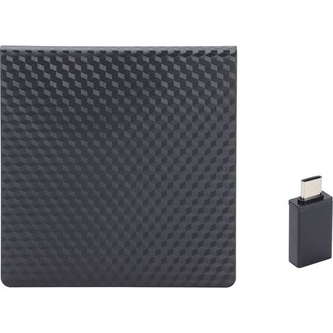 Externer USB 3.0- und Typ-C-DVD/CD-Brenner für Laptops, Desktop-PCs und Mobilgeräte (1/5)