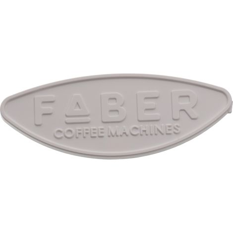 Faber logo targhetta stemma coperchio originale macchina caffè Slot Plast (1/4)