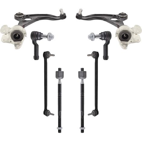 KIT BRACCIO OSCILLANTE 8 PEZZI COMPATIBILE CON LAND ROVER RANGE ROVER EVOQUE (L551) 2.0 / Kit Sospensione Completo OE/OEM / Bracci Oscillanti + Testine Sterzo / Sostituzione Diretta OEM