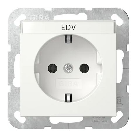 Gira Presa SCHUKO BSF System 55 Bianco puro [445703], 4457 03