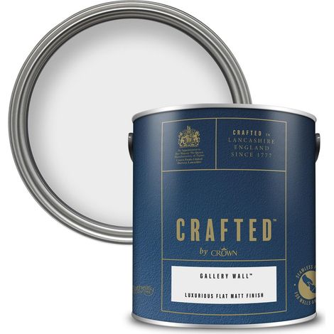 Crown Crafted Gallery Wall Matt Emulsion Paint 2.5L (1/3)