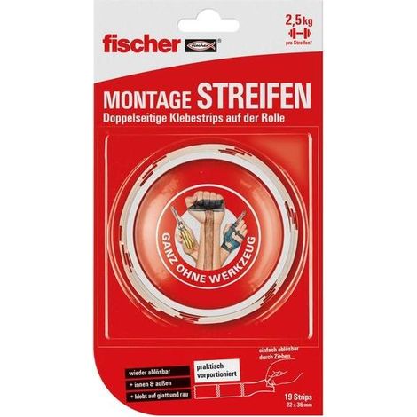 Fischer  19x  GOW  Tira  de  montaje  19  tiras  -  545956