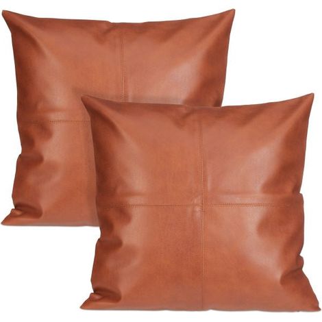 Fodera per cuscino in similpelle - set da 2 (1/5)