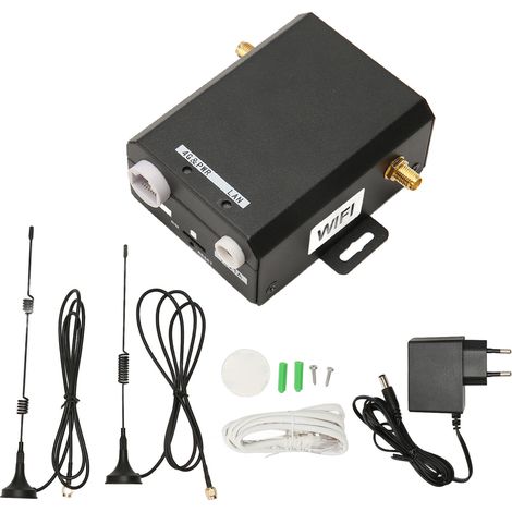 Industrieller 4G-LTE-Router (150 Mbit/s), Nano-SIM-Steckplatz, 16 Benutzer, mobiler WLAN-Zugangspunkt mit 2 Antennen, 100–240 V EU-Stecker