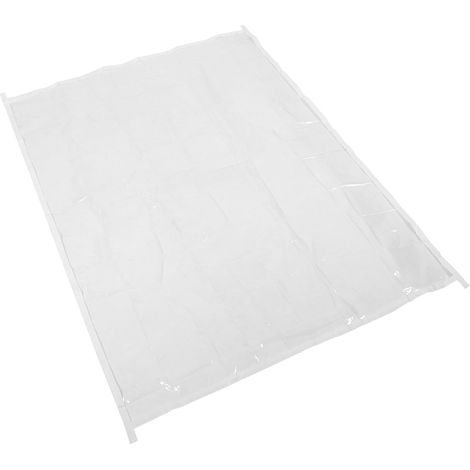 Film Isolant pour Fenêtres Anti-Vent en Peva, Autocollant et Transparent, Protection Thermique pour Chambre Cuisine, 1 Set Facile à Installer (1/5)