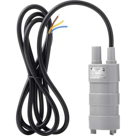 DC 12V Pompe à Eau Haut Débit, Pompe Immergee, Pompe à Eau Douce, Pompe pour Bateau pour Ccamping-car, Bassin, Aquarium, Douche, Jardin, 840L/H,Pompe Submersible