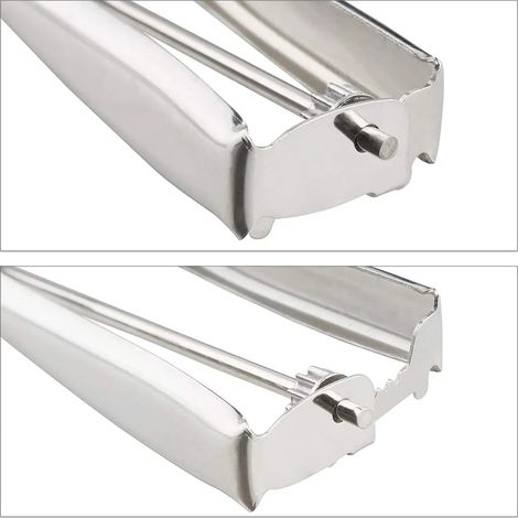 Cuchara para helado de 5 cm, juego de cucharas para galletas de acero inoxidable pulido, cuchara para helado, cuchara para helado con gatillo, cuchara para helado, cuchara para helado de frutas y gall (1/5)