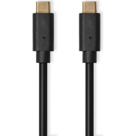 USB-C Cable - PORT DESIGNS - Type C to Type C - 1 m - 60 W - Black