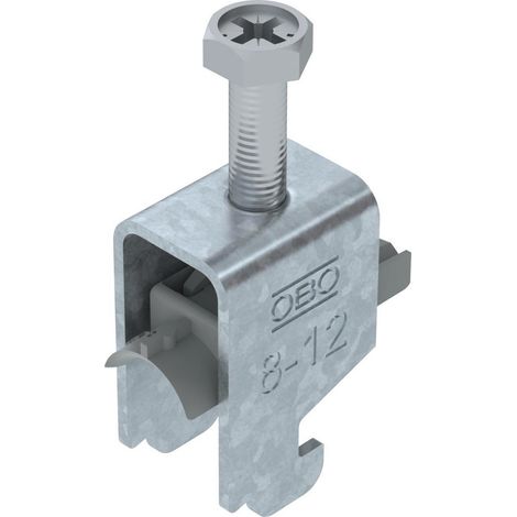 OBO Bettermann Bügelschelle 2056 08-12mm Stahl tauchfeuerverzinkt, 100 Stück, 1187202