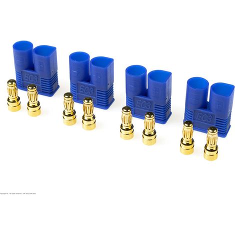 Revtec - Connector - EC-3 - Gold Plated - Female - 4 pcs