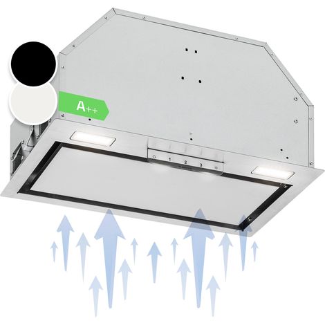 Klarstein Camila - Cappa aspirante, incasso, 52 cm, 397 m³/ora, LED, touch, acciaio inox