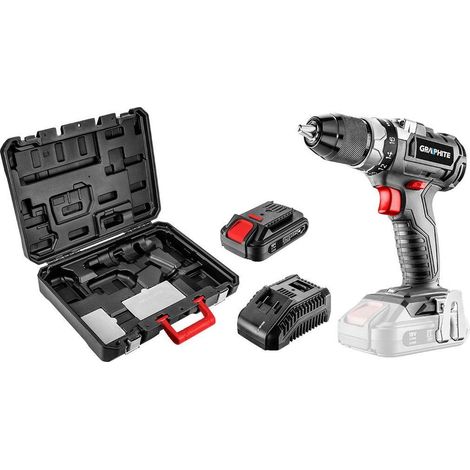 Graphite 58G019-SET1 Akku-Bohrschrauber 18 V bürstenlos