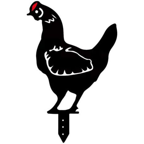 Plug - in de jardin de poule, décor de jardin de simulation de poulet bucolique, idéal pour jardin de Cour extérieur (1/4)
