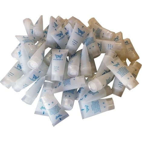 Packung mit 100 Duschgel 30ml Jasmin-Duft für Geschäftsbetriebe 2