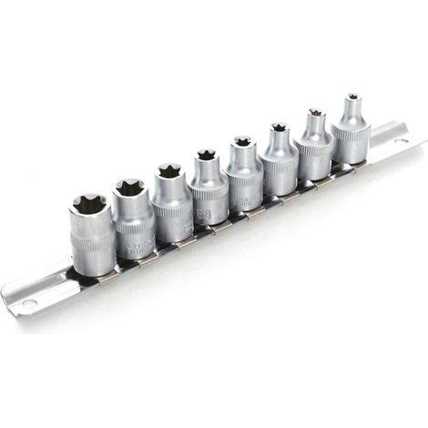 Set di chiavi a bussola Torx da 8 pezzi, 3/8" KD10230