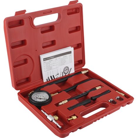 Kraftstoffeinspritzpumpen-Prüfgerät, Manometer 0–100 PSI, nur für Benzinmotoren (1/5)