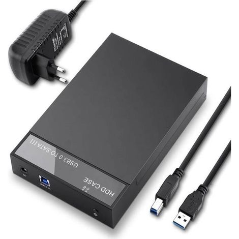 Boitier Disque Dur Externe - FOLAYA - RSHTECH - USB 3.0 - 2.5" et 3.5" - 16 To - UASP (1/4)