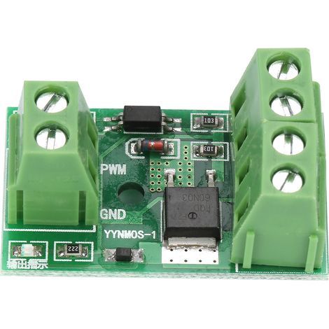 Module pilote PWM MOS FET, module 0 1 kHz 3 20 V pour ampoule de moteur CC à bande LED (1/5)