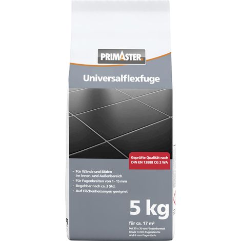 Primaster Universalflexfuge manhattan 5 kg feines Fugenbild