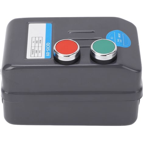 Démarreur magnétique triphasé pour moteur électrique 380V 3KW 5,4-7,2A, interrupteur de compresseur d'air (1/5)