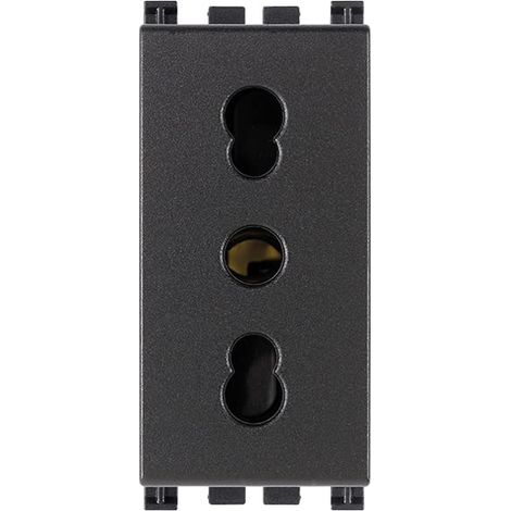 presa 2p+t 16a p17/11 grigio arké - vimar (1/3)