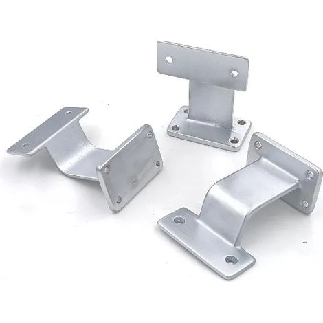 SUPPORTO GPB CORRIMANO QUADRO CROMO SATINATO (1/3)