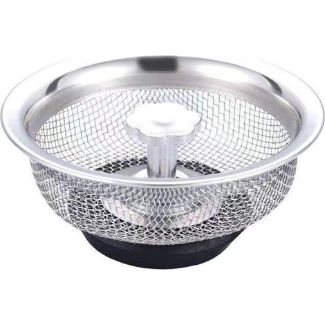 Filtre Évier - Filtre Bonde Sol Acier Inoxydable - Pour Cuisine Salle De Bain Douche Baignoire - 1 Pièce (1/5)