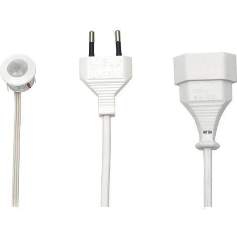 Bewegungsmelder 230 V, max.250 Watt, mit Einbau-Empfänger, weiß (1/5)