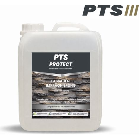 PTS Protect Fassadenimprägnierung – Wasserabweisender Schutz Steinimprägnierung 1 Liter (1/5)