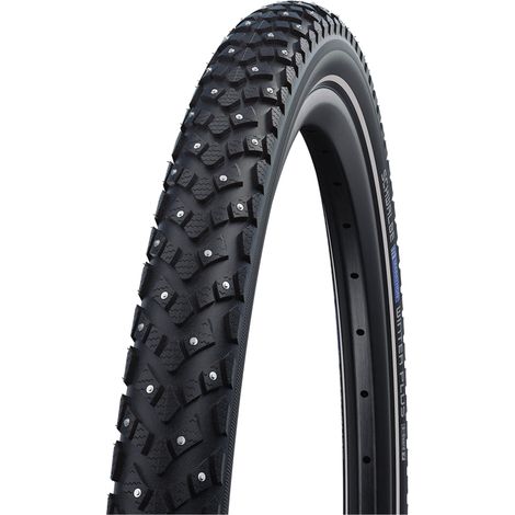 Pneu Vélo Hiver Filaire 26 Pouces Marathon Winter - Adhérence Sur Sol Froid Et Visibilité - Schwalbe