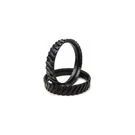 2 chenilles adaptables pour Zodiac MX6 MX8 MX9, pneus de Robot Nettoyeur Piscine Baracuda R0526100 (1/5)