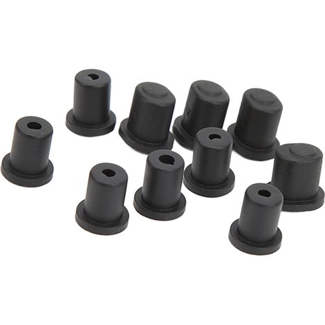 Lot de 10 bagues de réglage de suspension RC en plastique noir résistant à l'usure, pièce de rechange pour ZD Racing 1/7 (1/5)