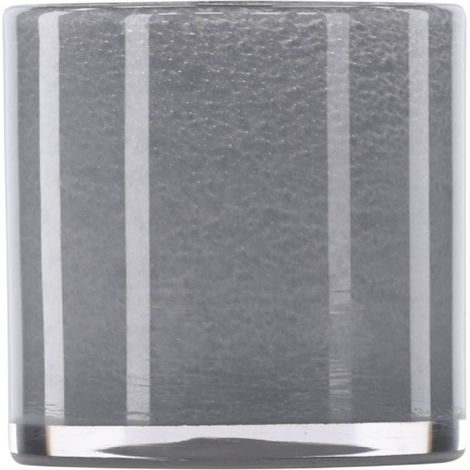 Photophore Déco "Gloria" 12cm Gris Clair (1/5)