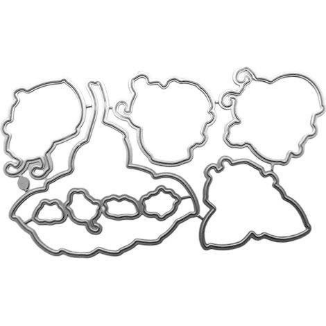 Ausstanzformen mit Bienenmotiv für Kinder und Erwachsene zum Basteln von Karten und Scrapbooking-Alben