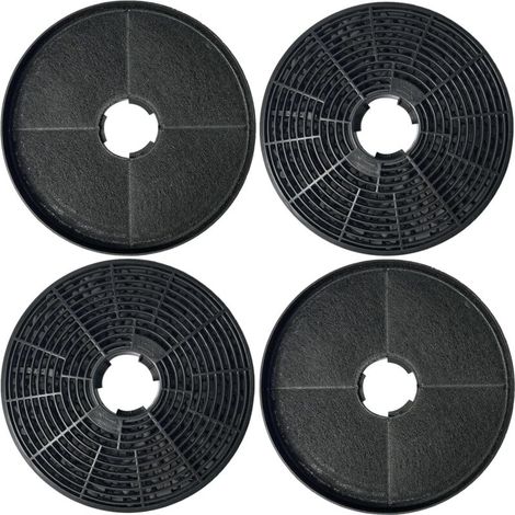 Lot de 4 filtres à charbon actif CBCF002 Compatibles avec CIARRA CBCS6201, CBCB6201, CBCB6736C, CBCS6906D, CBCB6906D, CBCS9201, CBCB9201 (1/5)