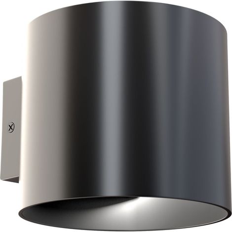 Lampada da parete Ceiling & Wall in Alluminio Rond Nero (1/4)