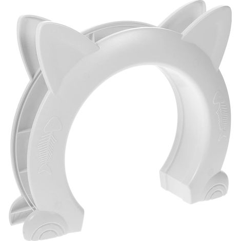 Chatière adaptée aux chats de petite, moyenne et grande taille, pour toilettes, niche et bassin (1/5)
