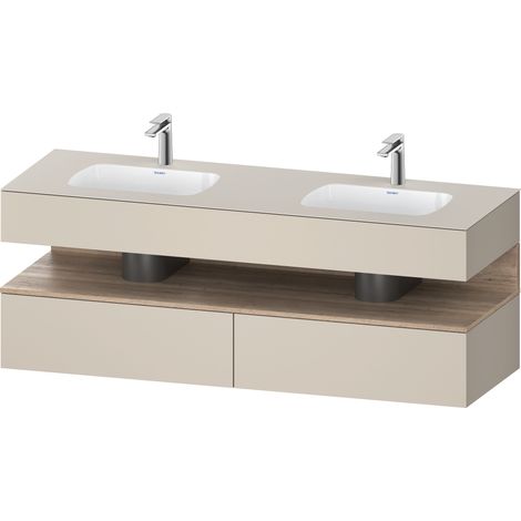 Duravit Collection One lavabo empotrado con base de lavabo (1/2)