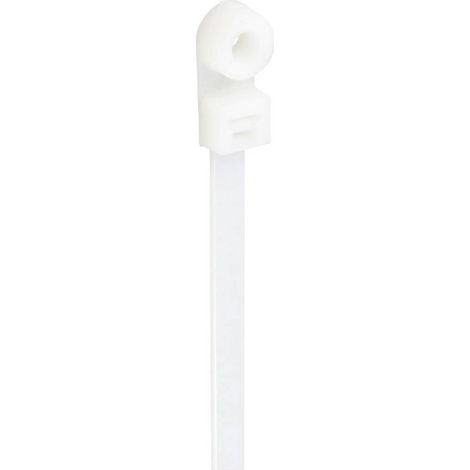 TRU COMPONENTS TC-12814168 Fascetta per cavi 400 mm 7.6 mm Naturale con vite, stabilità chimica 100 pz.