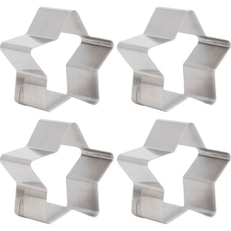 Multifunktionale Kuchenform aus Edelstahl, leicht zu entformen, mit Deckel, für sternförmige Kuchen. (1/5)
