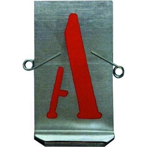 Vigor 4033016 Stampi Lettere in Lamiera Zincata 27 Pezzi 60 mm colore Acciaio