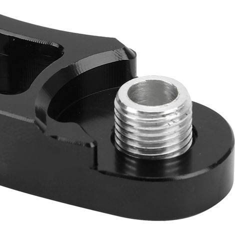 Supporto per deragliatore posteriore per bicicletta, prolunga a gancio in alluminio, accessorio nero (1/5)