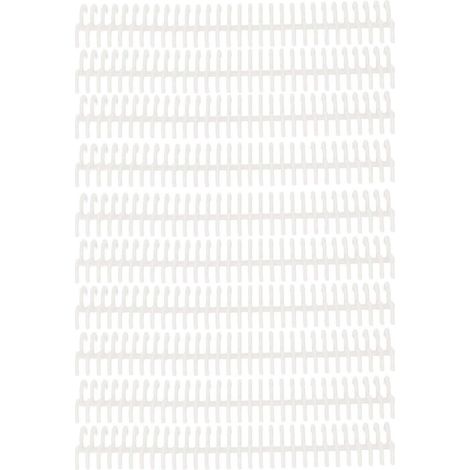 10 Stück Loseblatt-Binderinge, 30 Löcher, 22 mm Innendurchmesser, verschleißfeste Kunststoff-Binderinge (1/3)