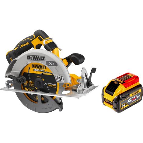 DeWalt DCS 573 N Akku Handkreissäge 18 V 190 x 30 mm Brushless + 1x Akku 9,0 Ah - ohne Ladegerät (1/5)