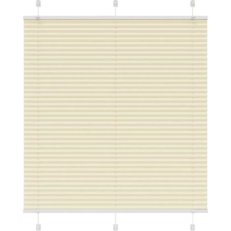 Plissee Creme 120x150 cm Stoffbreite 119,4 cm Polyester