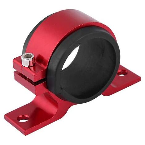 50mm Aluminum Alloy Fuel Pump Mounting Bracket Single Filter Mounting Base(Red) (1/5)