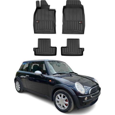OMAC Tapis de Sol en Caoutchouc Compatible avec Mini Cooper & One 2001-2006 Noir Premium (1/5)